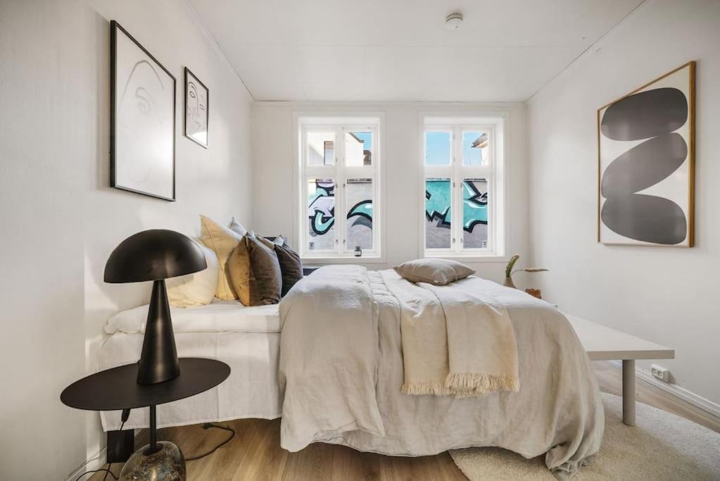Central Apartment With Balcony, Self-Check In & Private Entrance برغن المظهر الخارجي الصورة